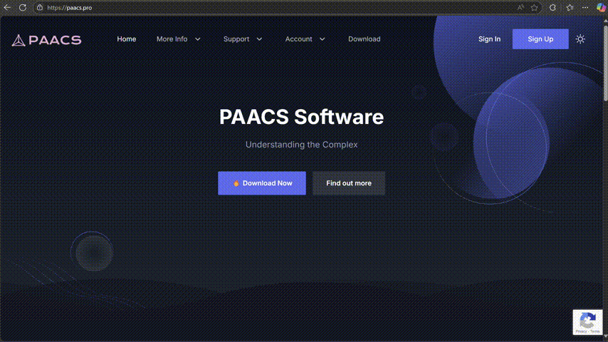 PAACS Website Preview